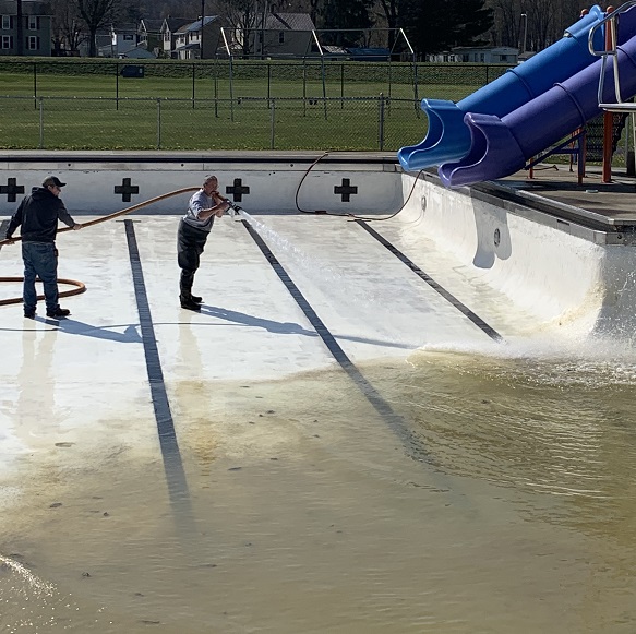 Pool cleaning brings hope